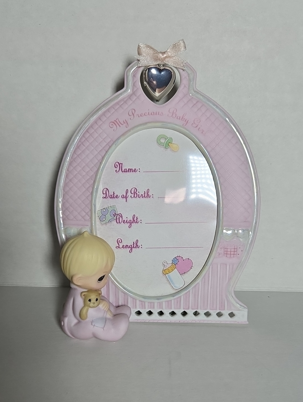 Precious Moments "My Precious Baby Girl Picture  Frame with Locket 101911